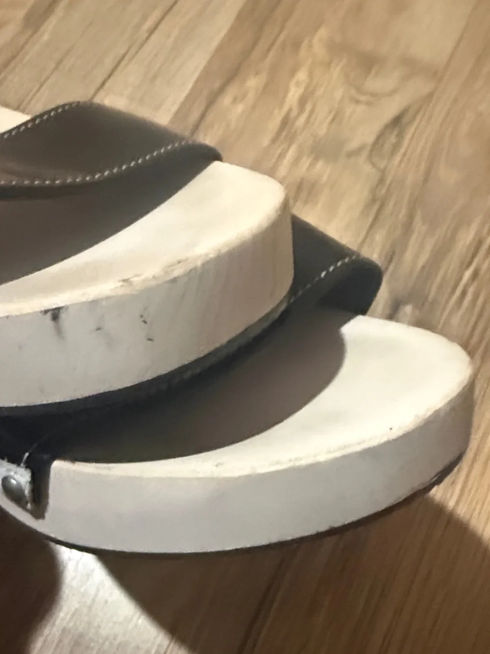Prada Black and White Slide Mules - Picture 7 of 7